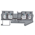 Siemens 8WH Series Grey Din Rail Terminal, 4mm², 1-Level, Plug-In Termination, CSA