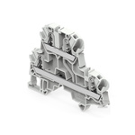 1SNK Series Grey Terminal Block, 4mm², 2-Level, Push In Termination