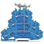 Wago TOPJOB S Series Blue Multi Level Terminal Block, 2.5mm², 3-Level, Push In Termination, ATEX, CSA, IECEx