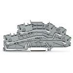 Wago TOPJOB S Series Grey Multi Level Terminal Block, 2.5mm², 3-Level, Push In Termination