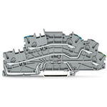 Wago TOPJOB S Series Grey Multi Level Terminal Block, 2.5mm², 3-Level, Push In Termination