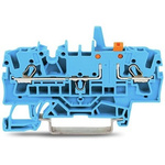 Wago TOPJOB S Series Blue Test Disconnect Terminal Block, 2.5mm², 1-Level, Push In Termination, ATEX, CSA, IECEx