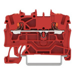 Wago TOPJOB S Series Red DIN Rail Terminal Block, 2.5mm², 1-Level, Push In Termination, ATEX, CSA, IECEx