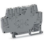 Wago 859 Series Grey Optocoupler Terminal Block, 2.5mm², Cage Clamp Termination