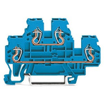 Wago 870 Series Blue Terminal Block, 2.5mm², 2-Level, Cage Clamp Termination