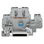 Wago 870 Series Grey Terminal Block, 2.5mm², 2-Level, Cage Clamp Termination