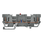 Wago 769 Series Grey Carrier Terminal Block, Wire Termination, CSA