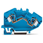 Wago 784 Series Blue Terminal Block, 10mm², 1-Level, Cage Clamp Termination, CSA