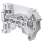 Entrelec SNK Series Grey Feed Through Terminal Block, 4mm², Single-Level, Screw Termination