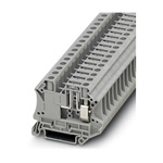 Phoenix Contact UT 6-TG-EX Series Grey Disconnect Terminal Block, Single-Level, Screw Termination