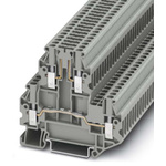 Phoenix Contact CLIPLINE UTTB Series Grey DIN Rail Terminal Block, Screw Termination