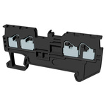 Omron XW5T Series Grey Non-Fused DIN Rail Terminal, 1.5mm², Single-Level, Push In Termination