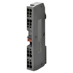 Omron XW6T Series Blue DIN Rail Terminal Block, 0.08 → 1.5mm², Screw Termination