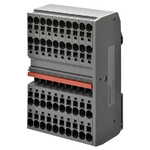 Omron XW6T Series Blue DIN Rail Terminal Block, 0.08 → 1.5mm², Push In Termination