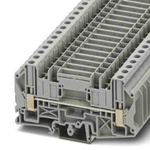 Phoenix Contact UTD 6 Series Grey Feed Through Terminal Block, 0.2 → 10mm², Screw Termination