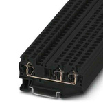 Phoenix Contact ST 4 Series Black Feed Through Terminal Block, 0.08 → 6mm², Spring Clamp Termination, ATEX, IECEx