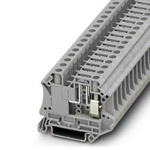 Phoenix Contact UT Series Grey Disconnect Terminal Block, Screw Termination