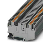 Phoenix Contact PT Series Grey Disconnect Terminal Block, Push In Termination