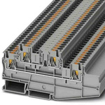 Phoenix Contact PT 4 Series Grey Multi Level Terminal Block, 0.2 → 6mm², Push In Termination