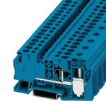 Phoenix Contact Blue DIN Rail Terminal Block, 10mm², Spring Clamp Termination
