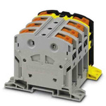 Phoenix Contact PTPOWER Series Grey DIN Rail Terminal Block, 95mm², Screw Termination