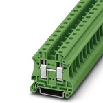 Phoenix Contact UT 10 Series Green Feed Through Terminal Block, 0.5 → 16mm², Screw Termination, ATEX, IECEx