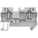 Siemens 8WH Series Grey Non-Fused DIN Rail Terminal, 4mm², Spring Clamp Termination