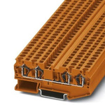Phoenix Contact ST 4-QUATTRO OG Series Orange Feed Through Terminal Block, 0.08 → 6mm², ATEX, IECEx