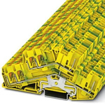 Phoenix Contact PTTBS 2.5-TWIN/2P-PE Series Double Level Terminal Block, 0.14 → 4mm², Push In Termination