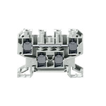 Siemens 8WA Series Beige DIN Rail Terminal Block, 4mm², Screw Termination
