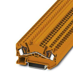 Phoenix Contact STS 4 Series Orange Feed Through Terminal Block, 0.08 → 6mm², Spring Cage Termination, ATEX