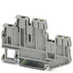 Phoenix Contact STTB 2.5/2P-F Series Grey DIN Rail Terminal Block, Screw Termination