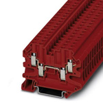 Phoenix Contact UT 4 - QUATTRO Series Grey Feed Through Terminal Block, 0.14 → 6mm², Screw Termination, ATEX,