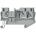 Siemens 8WH Series Grey DIN Rail Terminal Block