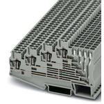 Phoenix Contact 5-4L/1P, ST 2 Series Grey Multi Level Terminal Block, 4mm², Plug In Termination