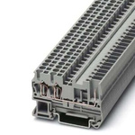 Phoenix Contact 5-TWIN/ 1P, ST 2 Series Grey Feed Through Terminal Block, 4mm², Plug In Termination