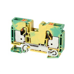 Rockwell Automation 1492-P Series Green/Yellow Feed Through Terminal Block