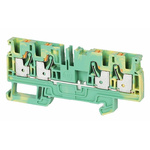 Rockwell Automation 1492-P Series Green/Yellow Feed Through Terminal Block