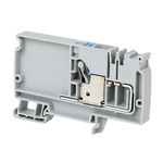 Rockwell Automation 1492-P Series Grey DIN Rail Terminal Block, 10mm², Push In Termination, ATEX