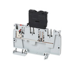 Rockwell Automation 1492-P Series Grey DIN Rail Terminal Block, 4mm², Push In Termination, ATEX