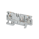 Rockwell Automation 1492-P Series Grey DIN Rail Terminal Block, 2.5mm², Push In Termination