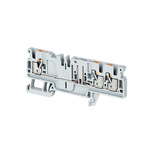 Rockwell Automation 1492-P Series Grey DIN Rail Terminal Block, 2.5mm², Push In Termination