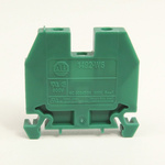 Rockwell Automation 1492-W Series Green Feed Through Terminal Block, Screw Termination