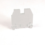 Rockwell Automation 1492-W Series White Feed Through Terminal Block, Screw Termination
