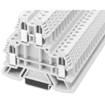 Rockwell Automation 1492-W Series Grey Feed Through Terminal Block, Screw Termination