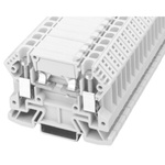 Rockwell Automation 1492-W Series Grey Feed Through Terminal Block, Screw Termination