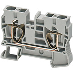 Schneider Electric TRR Series Grey Feed Through Terminal Block, 10mm², Spring Termination, ATEX