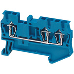 Schneider Electric TRR Series Blue Feed Through Terminal Block, 2.5mm², Spring Termination, ATEX