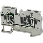 Schneider Electric TRR Series Grey Feed Through Terminal Block, 6mm², Spring Termination, ATEX
