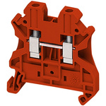 Schneider Electric TRV Series Red Feed Through Terminal Block, 4mm², Screw Termination, ATEX